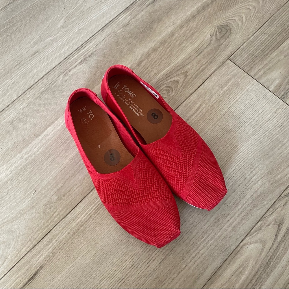 Women's Bright Red TOMS